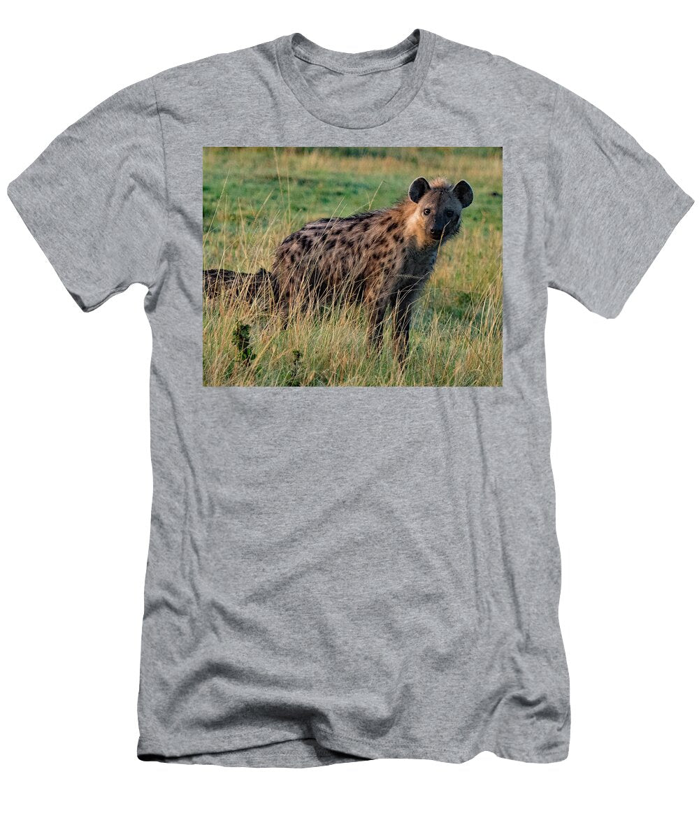 A Spotted Hyena on the Hunt Bunnie Pasternak T-Shirt
