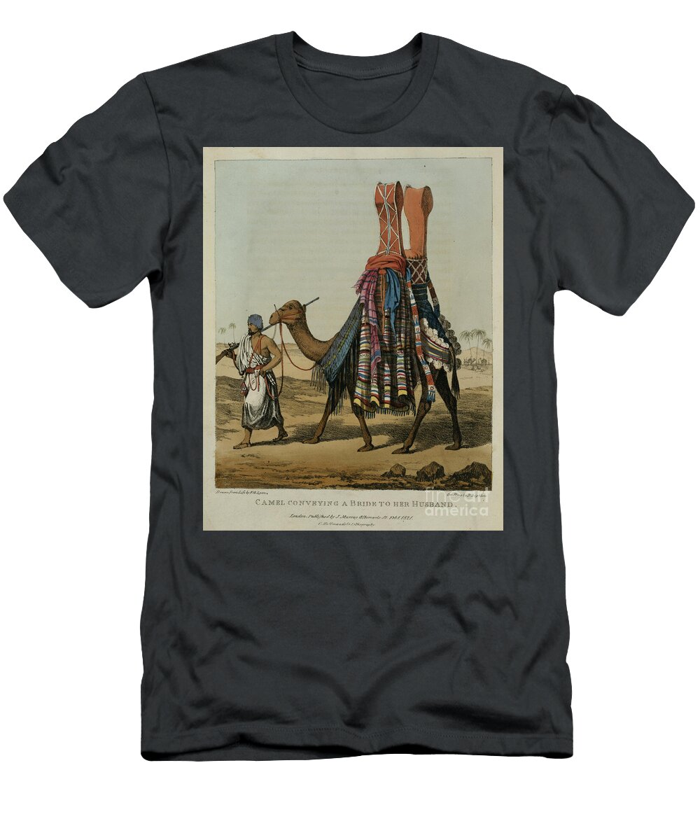 Camel Conveying a Bride to Her Husband Captain George Francis Lyon T-Shirt