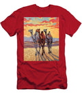 Camels Caravan Painting Mounir Khalfouf T-Shirt