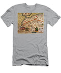 Catalan Map of Europe and North Africa Charles V of France in 1381 Abraham Cresques T-Shirt