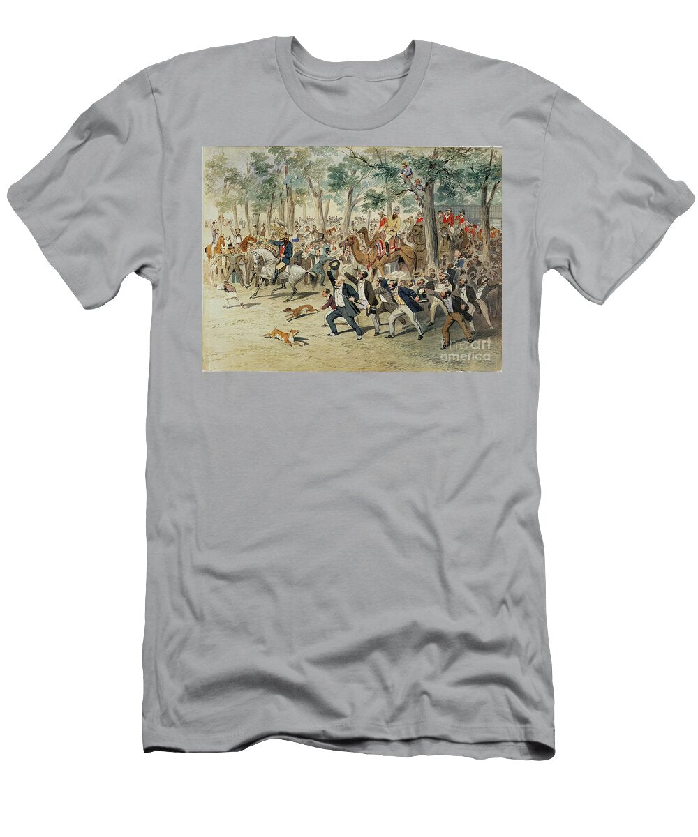 Departure of the Burke and Wills Expedition 1860 Samuel Thomas Gill T-Shirt