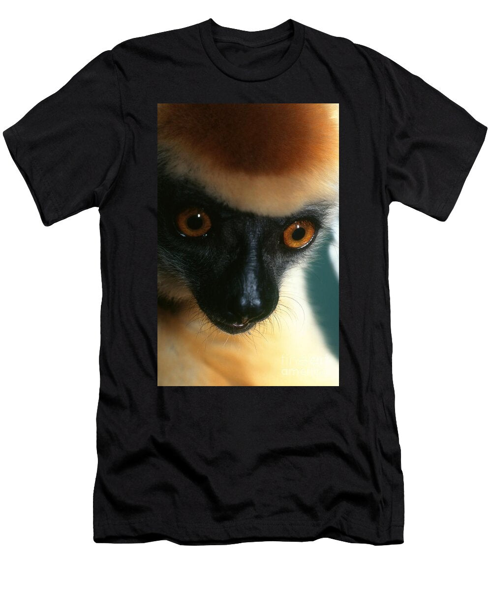 Golden Crowned Sifaka Connie Bransilver T-Shirt