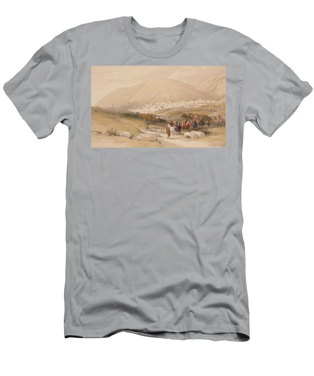Nablous Ancient Shechem David Roberts T-Shirt