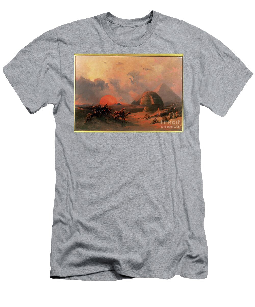Recollection of the Desert on the Approach of the Simoon David Roberts T-Shirt